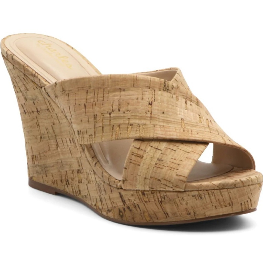 CHARLES BY CHARLES DAVID Women's Latrice Wedge Sandal.